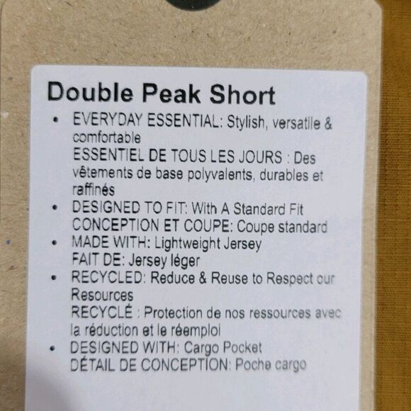 Prana Double Peak Shorts Men Size 32 Antique Bronze 8" Inseam Ripstop Hiking NEW - Picture 14 of 14